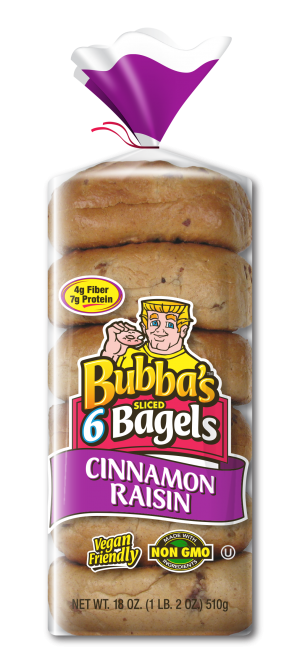 Bubba's Cinnamon Raisin Bagels