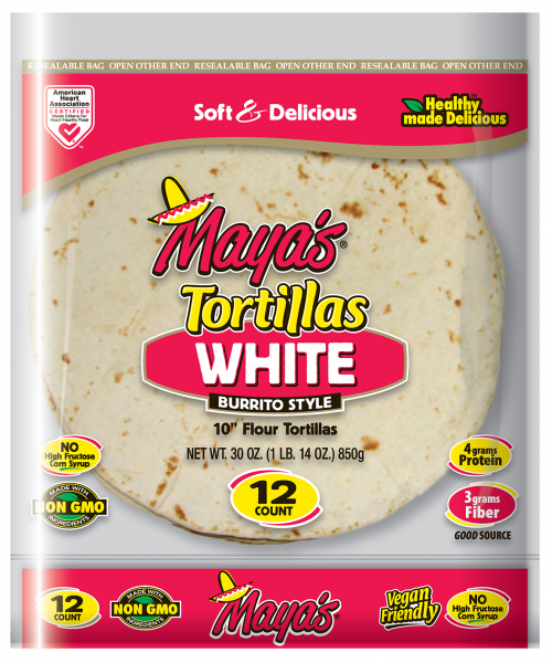 Maya's Tortillas White 12 CT 10