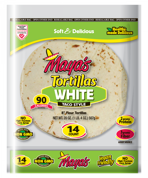 Maya's Tortillas White 14 Count
