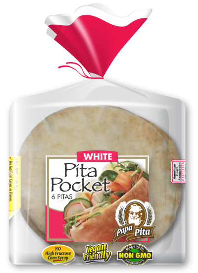 Papa Pita White Pita Pocket